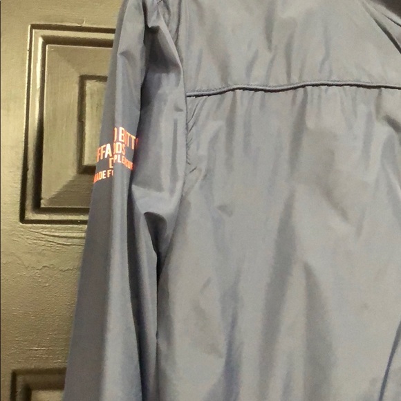 Men’s Buffalo Blue Windbreaker Jacket - Picture 3 of 4